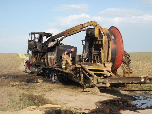 Hess hay grinder fire. 05.12.2012